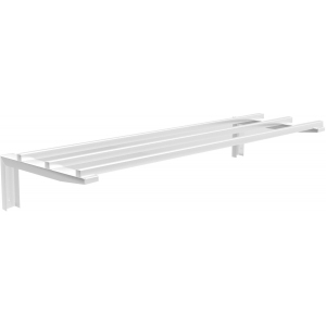 Полка настольная для линии раздачи Light, 1500х300х400мм, 1 уровень стекло незакаленное, стойки Т-образные нерж., подсветка Gastrolux 225358