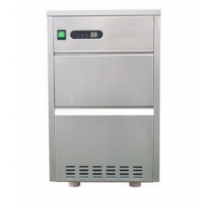 Льдогенератор для гранулированного льда,   90кг/сут, бункер 20.0кг, вод.охлаждение, корпус нерж.сталь Hurakan 226752