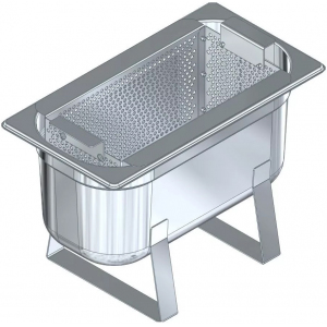 Емкость с фильтром для картофелечисток PPF5, PPF10, PPF18 и PPF25 Abat 230308