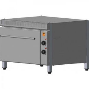 Шкаф жарочный, электрический, напольный, 2 камеры 8х(530х470мм), управление электромеханическое, стенд открытый, камера углер., корпус (лицо) нерж. Iterma 235224