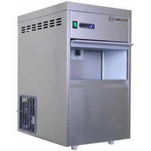 Льдогенератор для гранулированного льда,   90кг/сут, бункер 20.0кг, вод.охлаждение, корпус нерж.сталь Hurakan 236228