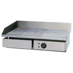 Поверхность жарочная электрическая, настольная, 1 зона комбинированная (гладкая+рифленая) чугунная STARFOOD 236621