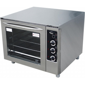 Шкаф жарочный, электрический, напольный, 2 камеры 8х(530х470мм), управление электромеханическое, стенд открытый, камера углер., корпус (лицо) нерж. Grill Master 251824