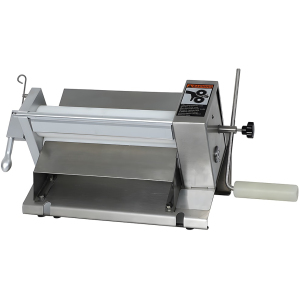 Тестораскатка электрическая напольная, лента 600х1400мм, управление педальное, зазор 0.2-37мм, сталь окраш., скорость регулируемая Gastromix 275487