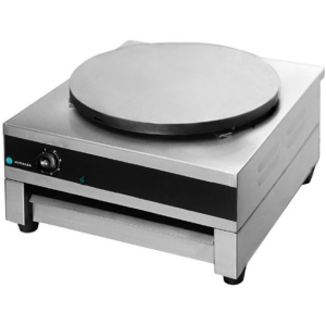 Блинница электрическая настольная, 2 поверхности D360мм чугун, корпус нерж.сталь Hurakan 287047