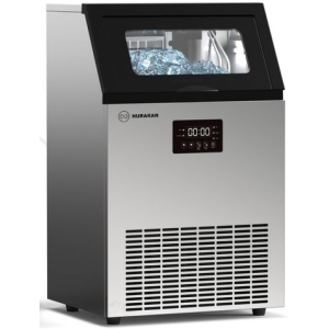 Льдогенератор для кускового льда,  33кг/сут, бункер 16.0кг, вод.охлаждение, корпус нерж.сталь, форма "кубик" A Hurakan 287535