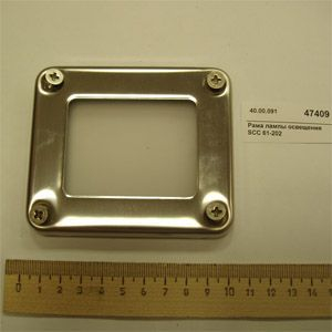 Рамка лампы освещения со стеклом SCC-СМ 61-202 RATIONAL 40.00.091S