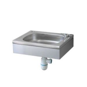 Рукомойник напольный,  500х600х870мм, 1 мойка 400х400х150мм цельнотян., борт, нерж.304, закрытый, 1 дверь распашная, разборный, каркас нерж.304, педал Atesy 49217