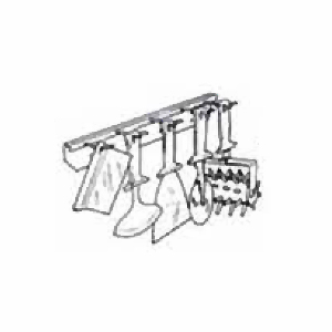 Приспособления для сервировки пиццы ZANOLLI WALL SET WITH FIVE TOOLS AND SUPPORT