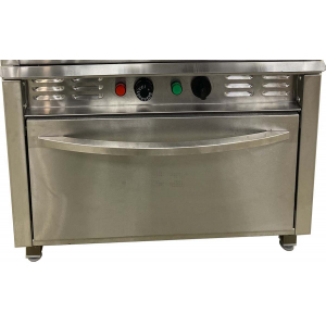 Шкаф жарочный, электрический, напольный, 2 камеры 8х(530х470мм), управление электромеханическое, стенд открытый, камера углер., корпус (лицо) нерж. Техно-ТТ 69142