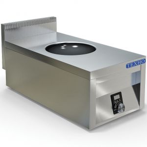 Плита электрическая напольная, 4 конфорки 4х2.8кВт, поверхность сплошная чугунная, шкаф духовой электрический конвекционный, пароувлажнение Техно-ТТ 97721