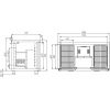 Стол холодильный ПОЛЮС T70 M2-1-G (2GNG/NT Полюс) с бортом (9006-2 корпус серый)