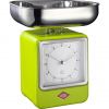 Весы с часами (цвет зеленый лайм), Scales&Clocks
