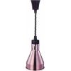 Лампа-мармит подвесная, абажур D175мм бронзовый, шнур регулируемый черный