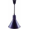 Лампа-мармит подвесная, абажур D270мм черный, шнур регулируемый черный