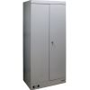 Шкаф тепловой сушильный для одежды,  800х510х1805мм, 2 двери распашные, 6 полок решетчатых, 1 замок, +40/+60С, краш.сталь RAL7035