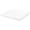 Столешница квадратная, облицовка пластик, кромка ПВХ,  600х600х26мм, цвет белый W1000
