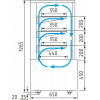 Витрина кондитерская CARBOMA KC70 VM 1,3-1 LIGHT 0102-0109 (ВХСв-1,3д СARBOMA CUBE)