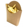 Коробка для картофеля фри 90X34X125мм крафт бумага