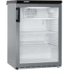 Шкаф холодильный для напитков (минибар), 171л, 1 дверь стелко, 3 полки, ножки, +1/+15С, дин.охл., серебристый