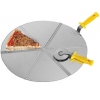 Блюдо D 45см для пиццы с режущими направляющими, 6 кусков, нерж. сталь
