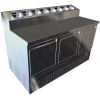 Стол холодильный для пиццы GASTROLUX СОП3-147/3Д/Sр/GN1/6/К SATINET
