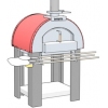 Печь дровяная VESTA 7 пицц (терракотовая)