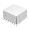 Коробка для тортов 280х280х140мм картон белый