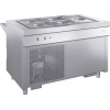 Прилавок холодильный напольный ATESY Ривьера - охлаждаемый стол ОС-1200-02-О