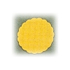 Салфетка настольная D 8см желтая (20шт)