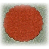 Салфетка настольная D 8см красная (20шт)