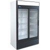 Шкаф холодильный, 1120л, 2 двери-купе стекло, 8 полок. ножки, 0/+7С, дин.охл., белый, агрегат нижний, канапе