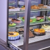 Витрина холодильная напольная Технобалт Вена 1,25 ПСН кондитерская холодильная встраиваемая (на раме под зашивку), верх.каркас RAL9005