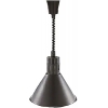 Лампа-мармит подвесная, абажур D270мм черный, шнур регулируемый черный