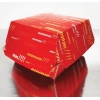 Коробка для гамбургера 118x107x78мм Emoji бумага