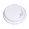 Крышка для стакана 300-500мл D 90мм пластик белый с носиком (новая форма)