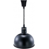 Лампа-мармит подвесная, абажур D290мм черный, шнур регулируемый черный