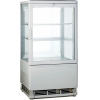 Витрина холодильная настольная, вертикальная, L0.43м, 2 полки, 0/+12С, дин.охл., белая