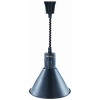 Лампа-мармит подвесная, абажур D275мм черный, шнур регулируемый черный