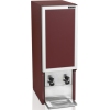 Шкаф-диспенсер холодильный для вина,  2х20л (112л), 1 дверь глухая, ножки, +3/+9С, стат.охл., бордовый, R600a, 2 крана