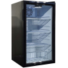 Шкаф холодильный,   98л, 1 дверь стекло, 4 полки, 0/+10С, стат.охл., черный, R600a