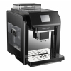 Кофемашина-автомат, 1 группа, кофемолка, каппучинатор, черная+серебристая, управление электронное, заливная