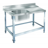 Стол входной для машин посудомоечных SILANOS ITERMA СБ-361/1300/700 ТПММ/М
