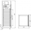 Шкаф холодильный ПОЛЮС M560-1-G EN-HHC (5) 0430  (тип 1: с дисплеем 5’’)