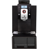 Кофемашина-автомат, 1 группа, кофемолка, автоматический каппучинатор, черная, управление электронное, высота чашки 80/140мм