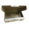 Коробка для римской пиццы 400х280х45мм картон белый Картонно-тарный комбинат 400х280х45