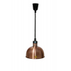 Лампа-мармит подвесная, абажур D290мм бронзовый, шнур регулируемый черный