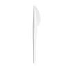 Нож столовый 165мм пластик PS белый (без укладки) ИнтроПластик ГК 3439