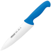 Нож поварской L 20см,общая L 33,3см с синей ручкой нержавеющая сталь