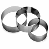 Кольцо (форма) КРУГ D 6см h 6см, нерж.сталь, металлич.